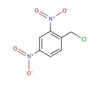 2,4-Dinitrobenzyl chloride (CAS 610-57-1) - chemical structure image