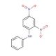 2,4-Dinitrodiphenylamine (CAS 961-68-2) - chemical structure image