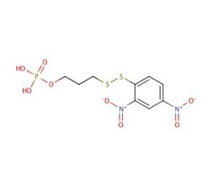 2,4-Dinitrophenyl 3-Phosphopropyl Disulfide (CAS 280135-96-8) - chemical structure image