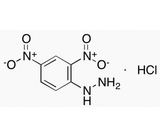 2,4-Dinitrophenylhydrazine Hydrochloride (CAS 55907-61-4) - chemical structure image