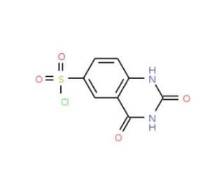 2,4-Dioxo-1,2,3,4-tetrahydro-quinazoline-6-sulfonyl chloride (CAS 56044-12-3) - chemical structure image