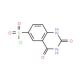 2,4-Dioxo-1,2,3,4-tetrahydro-quinazoline-6-sulfonyl chloride (CAS 56044-12-3) - chemical structure image