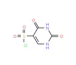 2,4-dioxo-1,2,3,4-tetrahydropyrimidine-5-sulfonyl chloride (CAS 28485-18-9) - chemical structure image