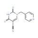 2,4-Dioxo-1-(4-pyridinylmethyl)-1,2,3,4-tetrahydro-5-pyrimidinecarbonitrile - chemical structure image