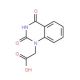(2,4-dioxo-3,4-dihydroquinazolin-1(2H)-yl)acetic acid (CAS 4802-88-4) - chemical structure image