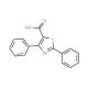 2,4-diphenyl-1,3-thiazole-5-carboxylic acid (CAS 502935-47-9) - chemical structure image