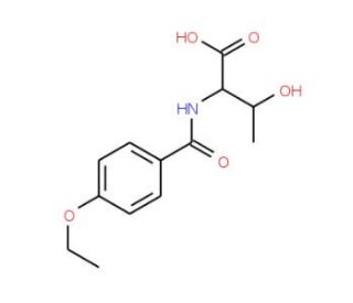 2-(4-Ethoxy-benzoylamino)-3-hydroxy-butyric acid (CAS 436811-17-5) - chemical structure image