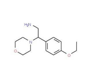 2-(4-Ethoxy-phenyl)-2-morpholin-4-yl-ethylamine (CAS 31466-48-5) - chemical structure image
