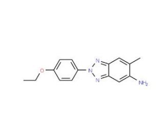 2-(4-Ethoxy-phenyl)-6-methyl-2H-benzotriazol-5-yl-amine (CAS 355818-00-7) - chemical structure image