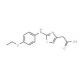 [2-(4-Ethoxy-phenylamino)-thiazol-4-yl]-acetic acid - chemical structure image