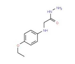 2-(4-Ethoxyanilino)acetohydrazide (CAS 100133-39-9) - chemical structure image