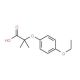 2-(4-ethoxyphenoxy)-2-methylpropanoic acid (CAS 154548-95-5) - chemical structure image