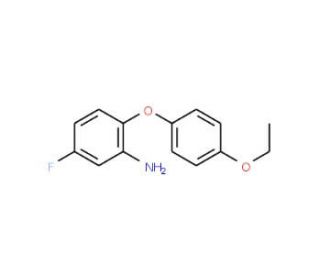 2-(4-Ethoxyphenoxy)-5-fluoroaniline - chemical structure image