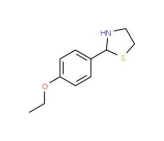 2-(4-Ethoxyphenyl)-1,3-thiazolane - chemical structure image
