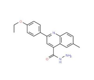 2-(4-Ethoxyphenyl)-6-methylquinoline-4-carbohydrazide - chemical structure image