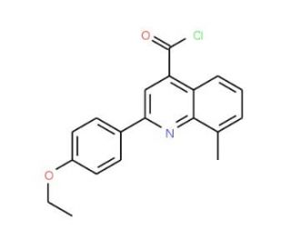 2-(4-ethoxyphenyl)-8-methylquinoline-4-carbonyl chloride - chemical structure image