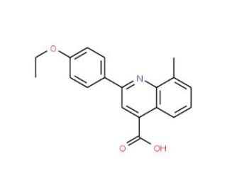 2-(4-Ethoxyphenyl)-8-methylquinoline-4-carboxylic acid - chemical structure image
