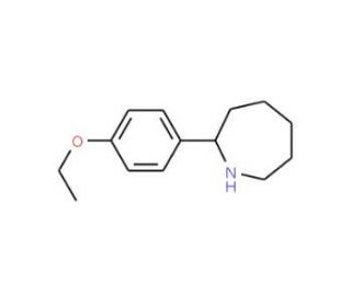 2-(4-Ethoxyphenyl)azepane (CAS 383129-32-6) - chemical structure image