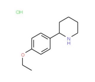 2-(4-Ethoxyphenyl)piperidine hydrochloride - chemical structure image