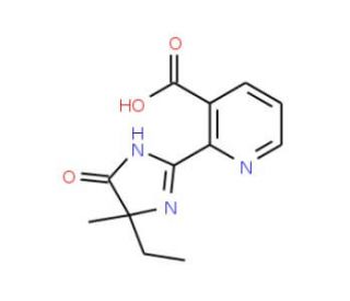 2-(4-Ethyl-4-methyl-5-oxo-4,5-dihydro-1H-imidazol-2-yl)nicotinic acid - chemical structure image