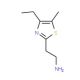 2-(4-ethyl-5-methyl-1,3-thiazol-2-yl)ethan-1-amine - chemical structure image