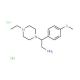 2-(4-Ethyl-piperazin-1-yl)-2-(4-methoxy-phenyl)-ethylamine dihydrochloride - chemical structure image