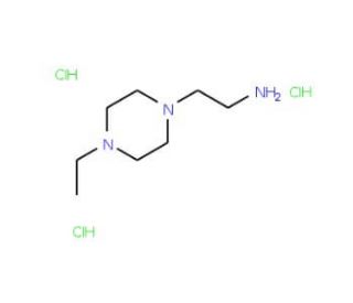 2-(4-Ethyl-piperazin-1-yl)-ethylaminetrihydrochloride - chemical structure image
