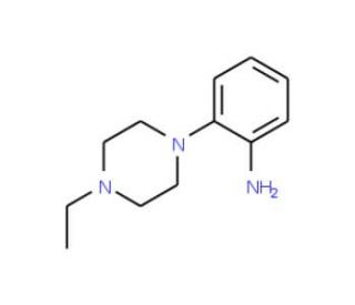 2-(4-Ethyl-piperazin-1-yl)-phenylamine (CAS 801227-61-2) - chemical structure image