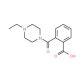 2-(4-Ethyl-piperazine-1-carbonyl)-benzoic acid - chemical structure image