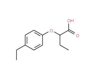 2-(4-Ethylphenoxy)butanoic acid - chemical structure image