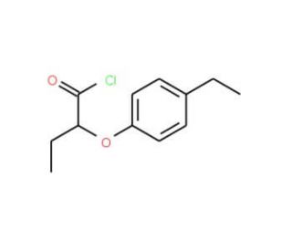 2-(4-ethylphenoxy)butanoyl chloride - chemical structure image