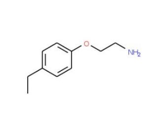 [2-(4-ethylphenoxy)ethyl]amine (CAS 67333-08-8) - chemical structure image