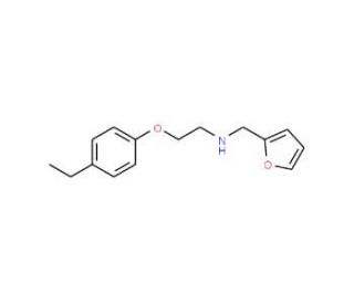 2-(4-Ethylphenoxy)-N-(2-furylmethyl)-1-ethanamine - chemical structure image