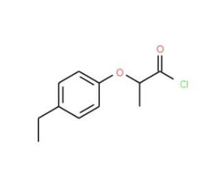 2-(4-ethylphenoxy)propanoyl chloride - chemical structure image