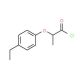 2-(4-ethylphenoxy)propanoyl chloride - chemical structure image
