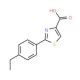 2-(4-ethylphenyl)-1,3-thiazole-4-carboxylic acid - chemical structure image