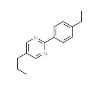 2-(4-Ethylphenyl)-5-n-propylpyrimidine (CAS 98495-11-5) - chemical structure image