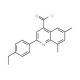2-(4-ethylphenyl)-6,8-dimethylquinoline-4-carbonyl chloride - chemical structure image
