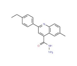 2-(4-Ethylphenyl)-6-methylquinoline-4-carbohydrazide - chemical structure image
