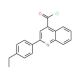 2-(4-ethylphenyl)quinoline-4-carbonyl chloride - chemical structure image