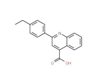 2-(4-Ethylphenyl)quinoline-4-carboxylic acid - chemical structure image