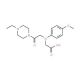 [[2-(4-Ethylpiperazin-1-yl)-2-oxoethyl]-(4-methoxyphenyl)amino]acetic acid - chemical structure image
