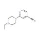2-(4-ethylpiperazin-1-yl)isonicotinonitrile - chemical structure image