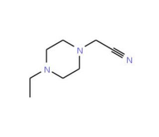 2-(4-Ethylpiperazino)acetonitrile (CAS 90206-22-7) - chemical structure image