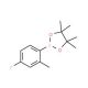 2-(4-Fluoro-2-methylphenyl)-4,4,5,5-tetramethyl-1,3,2-dioxaborolane (CAS 815631-56-2) - chemical structure image