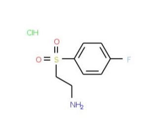 2-(4-Fluoro-benzenesulfonyl)-ethylaminehydrochloride - chemical structure image