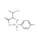 2-(4-Fluoro-benzenesulfonylamino)-3-hydroxybutyric acid - chemical structure image