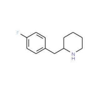 2-(4-Fluoro-benzyl)-piperidine (CAS 67157-30-6) - chemical structure image