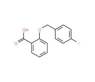 2-(4-Fluoro-benzyloxy)-benzoic acid (CAS 396-11-2) - chemical structure image
