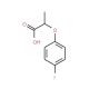 2-(4-Fluoro-phenoxy)-propionic acid (CAS 2967-70-6) - chemical structure image